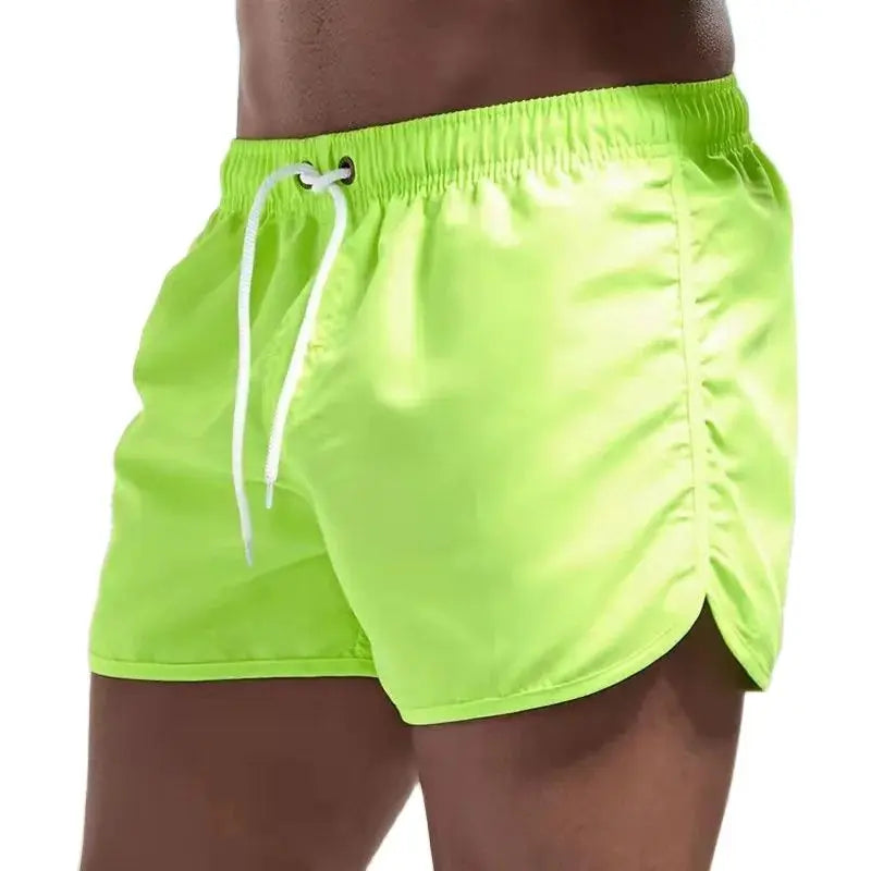 Shorts For Mens 2024 Summer Men's Swimwear Shorts Brand Beachwear Sexy Swim Trunks Men Swimsuits Low Waist Breathable Beach Wear