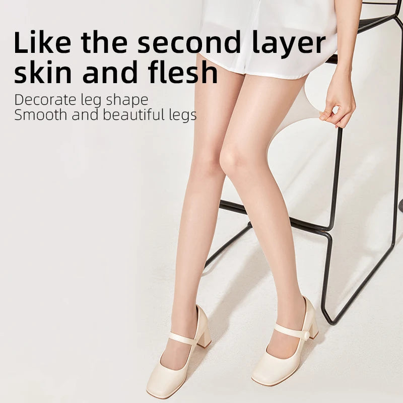 Kave 1/2 Pairs UV Ultra Thin Sunscreen Stockings Women High Waist Elastic Slim Nylon Tights 2026 Nude Sheer Y2k Pantyhose Women
