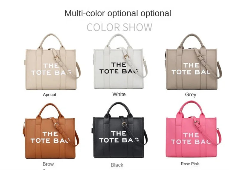 Tote Bag For Women PU Leather Handbag Personality Large Capacity Underarm Shoulder Bags Designer Bag Fashion Crossbody Bag 2024