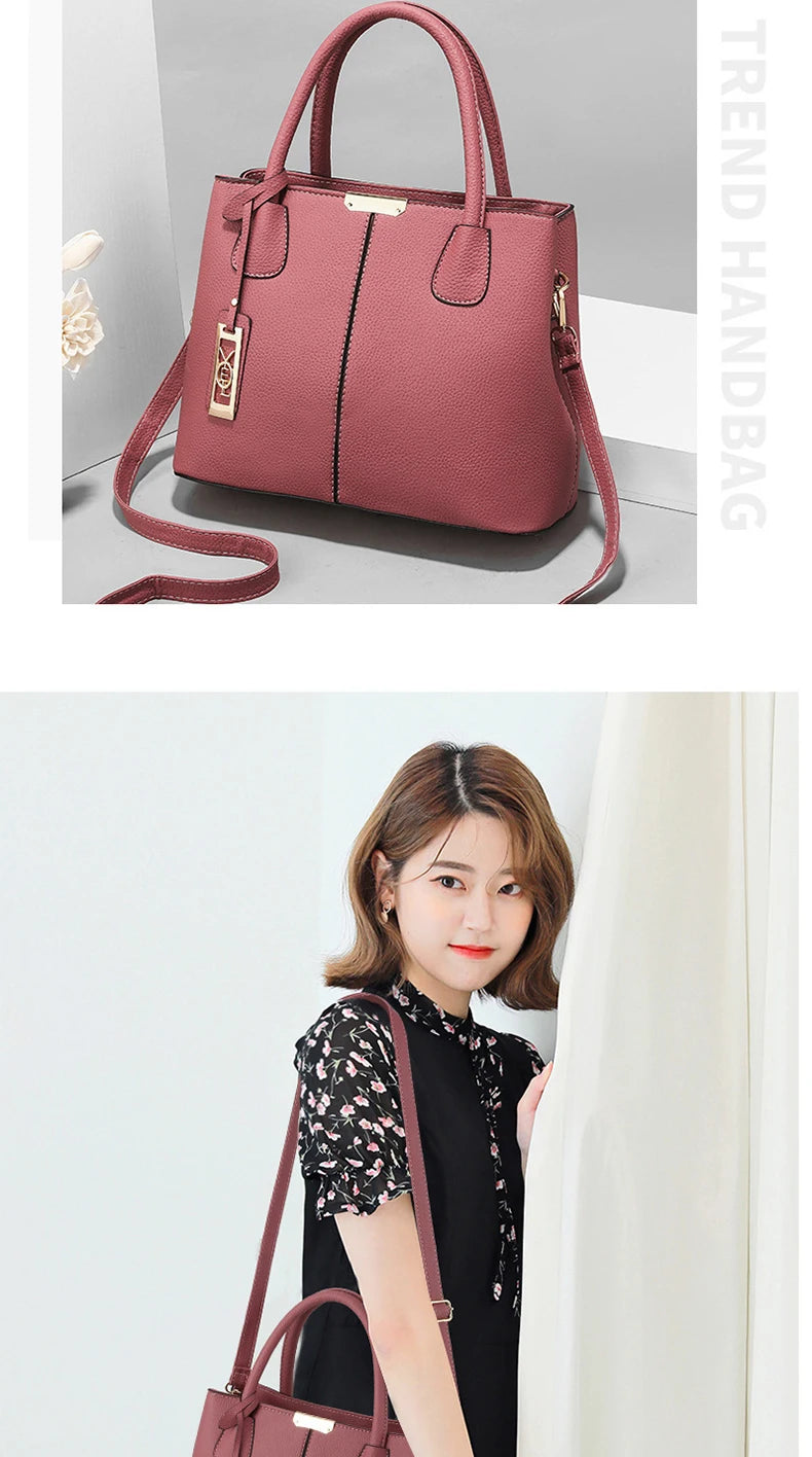 Famous Designer Brand Bags Women Leather Handbag New Luxury Ladies Purse