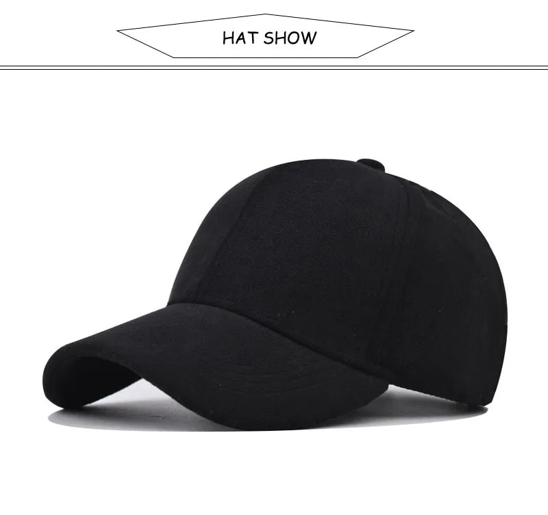 Casual Baseball Caps For Women Men Fashion Suede Hat Autumn Winter Outdoor Sun Caps Snapback Hats Unisex Solid Color Hip Hop Hat