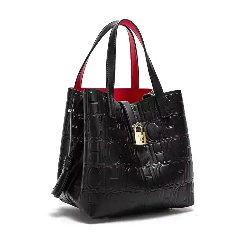 CH Ladies Handbag Bucket Bag Large Capacity Letter Element Ladies Handbag Classic Fashion Bags Luxury Brand Temperament