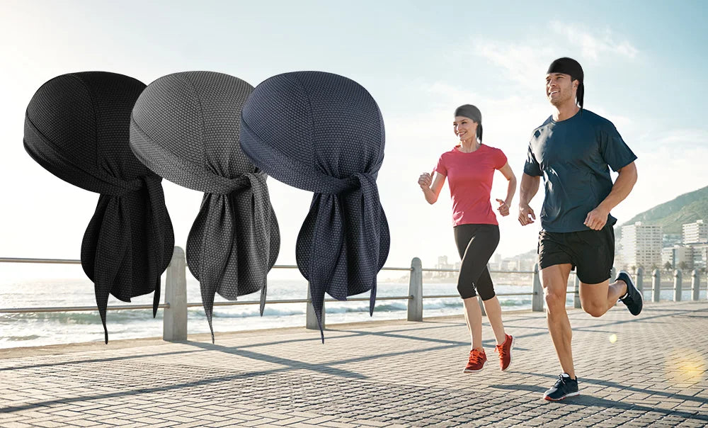 Summer Cool Running Cap Fashion Bicycle Hat Cycling Sport Caps Headdress Headscarf Hiking Baseball Riding Beanie Men Women Hats