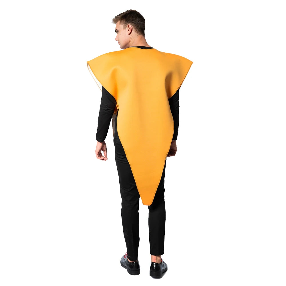 Adult Funny Pizza Costume Halloween Food Cosplay Family Group Outfits Carnival Easter Purim Fancy Dress