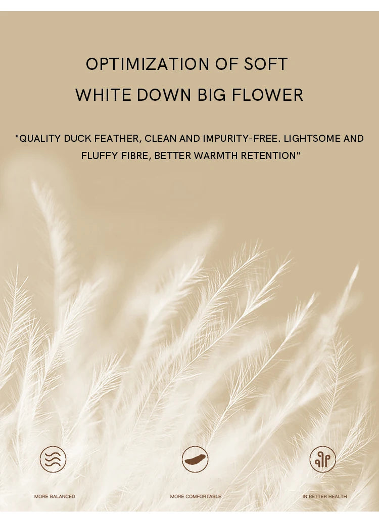 AMII Minimalist Duck Down Puffer Coat Women Winter 2025 Lightweight Stand Collar Lapel Warm Outerwear New Jackets 12344052