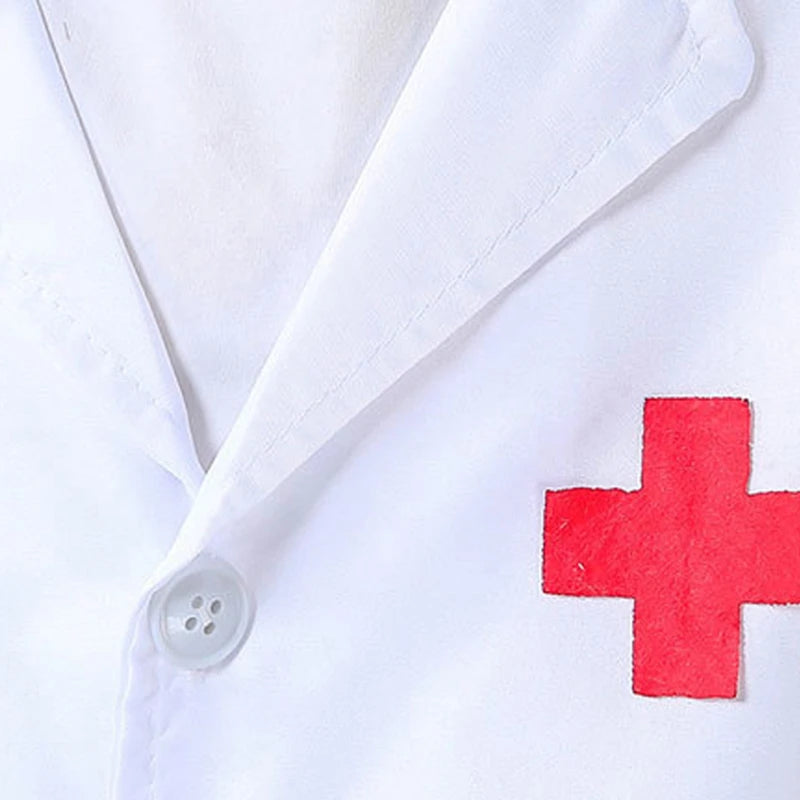 Kids Cosplay Clothes Boys Girls Doctor Nurse Uniforms Fancy toddler Christmas Xmas Role Play Costumes Party Wear doctor gown