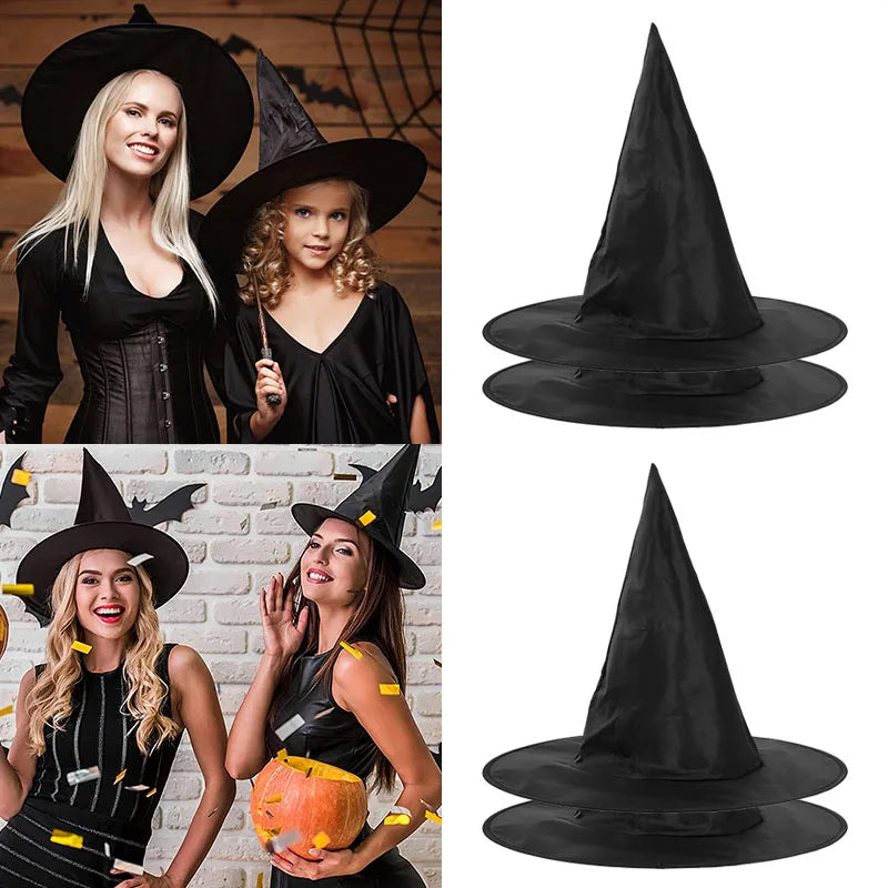 10/1pcs Halloween Wizard Hat Kids Adults Halloween Party Cosplay Costume Decoration Witch Hat Home Yard Hanging Horror Props
