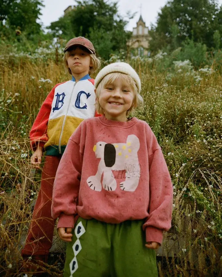 Korean INS 2024 Children's Autumn Winter Long Sleeve O-Neck Sweatshirt Cute Tops for Girls And Boys Baby Sweaters Kids Clothing