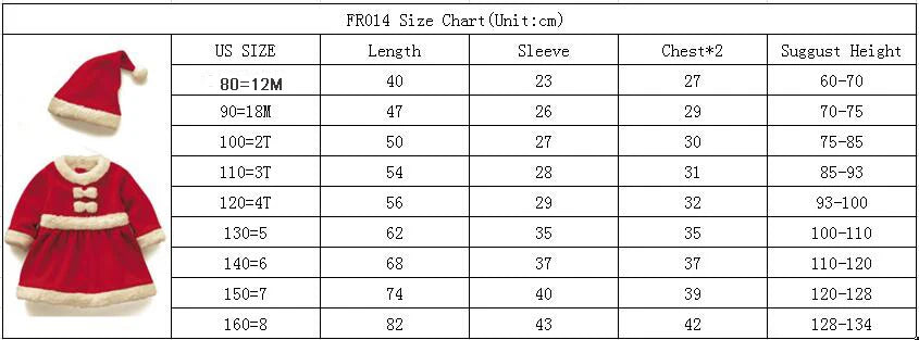 Christmas Baby Santa Claus Cosplay Costume Baby Boys Girls 3/4 Sleeve Clothes Toddler Kids Dress Children Clothing for 1-8 Years