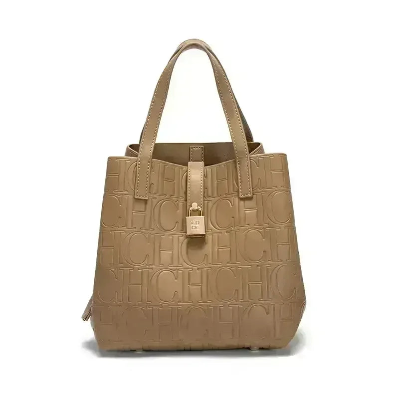 CH Ladies Handbag Bucket Bag Large Capacity Letter Element Ladies Handbag Classic Fashion Bags Luxury Brand Temperament