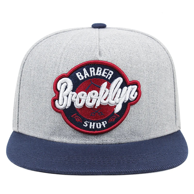 BROOKLYN Letter Embroidered Snapback Cap Men Fashion Cotton% Hat Adjusted Outdoor Sport Leisure Hats Hip Hop Baseball Caps