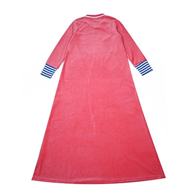 Children's pajamas family matching blue and pink set girls dress baby boy and girls romper autumn winter clothes stripes trims