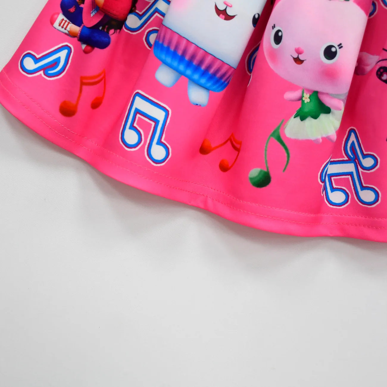 GabyDoll Cat house Girls Clothes Sets Summer Cats-tastic Tops+Bow Cartoon Print Skirt+Bag+Headband 4pcs Children's Clothing Suit