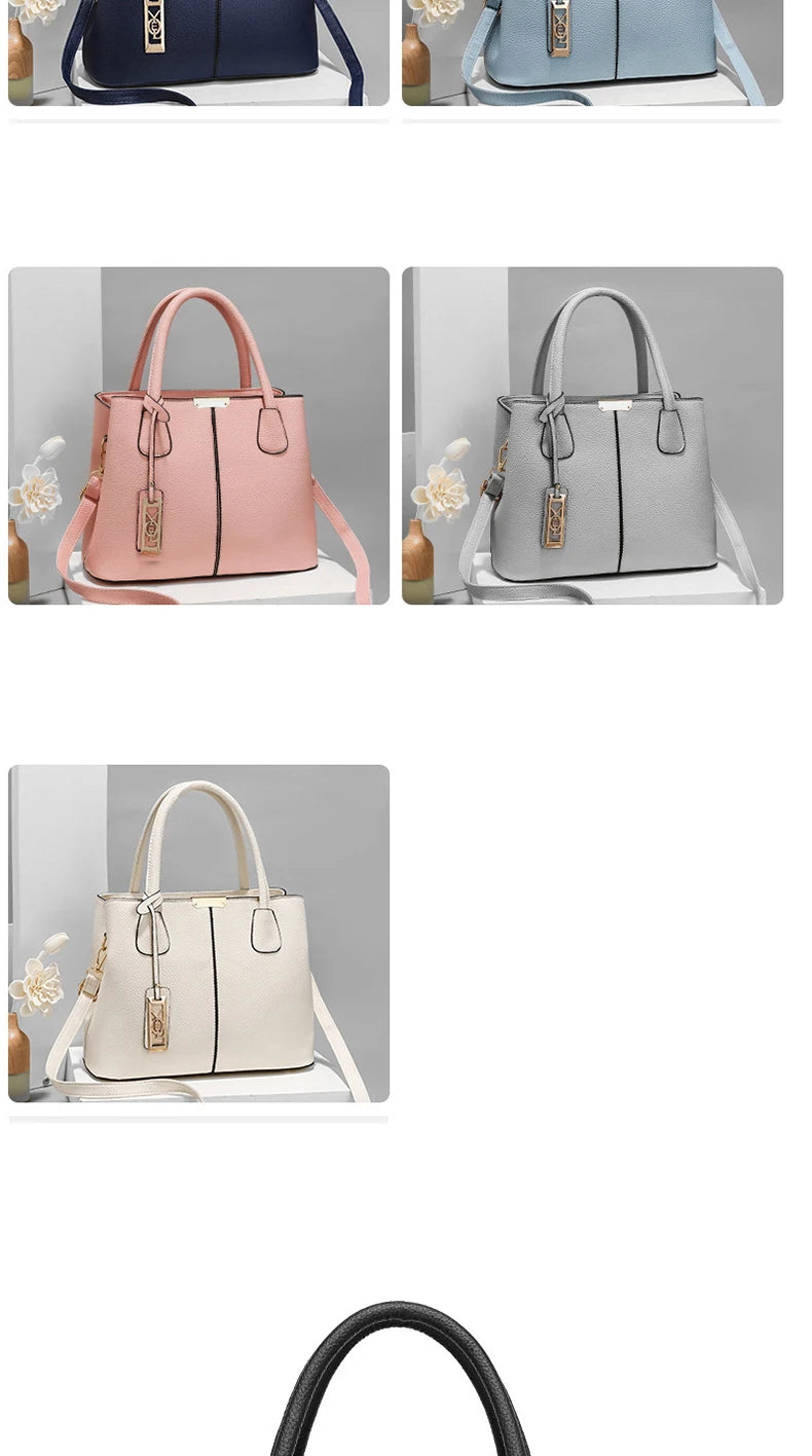 Famous Designer Brand Bags Women Leather Handbag New Luxury Ladies Purse