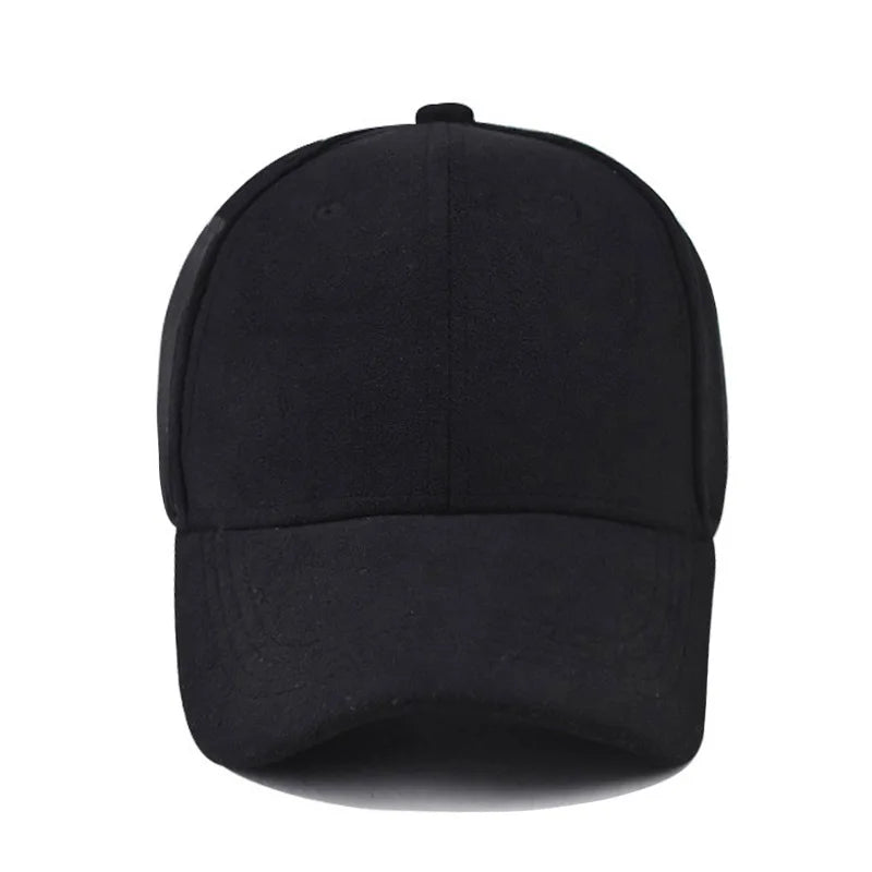 Casual Baseball Caps For Women Men Fashion Suede Hat Autumn Winter Outdoor Sun Caps Snapback Hats Unisex Solid Color Hip Hop Hat