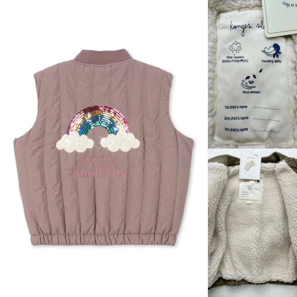 2025 KS Winter Baby Boys Cartoon Lambswool Jackets Kids Cotton Clothes Girls Jackets Outerwear Coats Boys Flight Suit Jackets