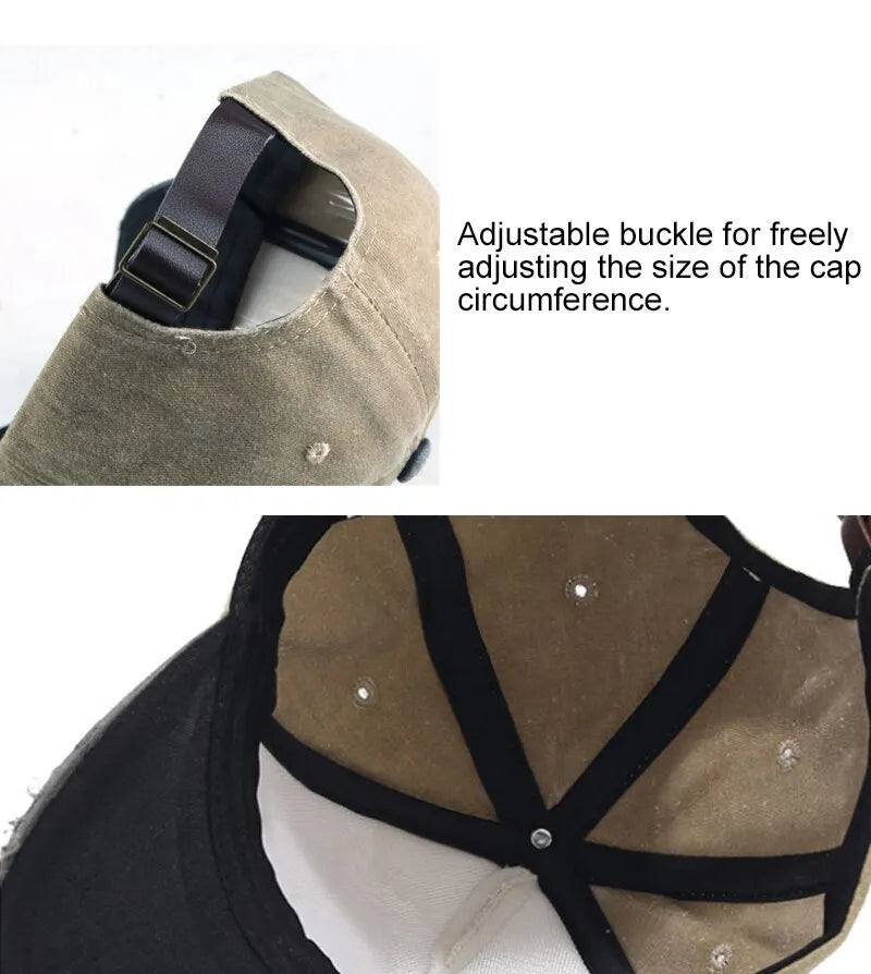 Fashion Trend Printing Motorcycle Truck Caps Washed Cotton Baseball Cap Mens Sun Hat Hip Hop Caps Cool Outdoor Hats