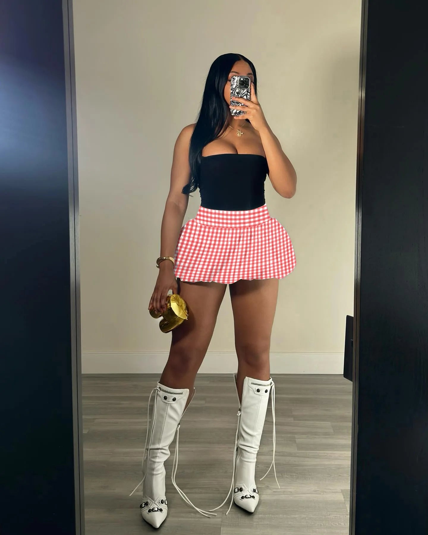 Women Leopard Print Bubble Mini Skirt High Waist Cute Puffy Hem Puffer A Line Short Skirts Y2K Going Out Night Club Party Skirts
