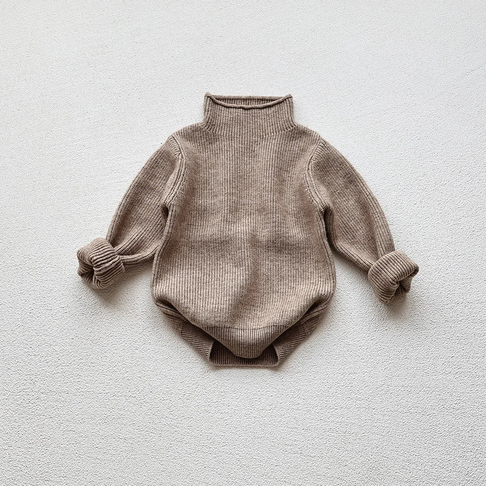 MILANCEL Autumn New Kids Sweaters Turtleneck Boys Pullover Boys Knitwear Girls Base Sweater