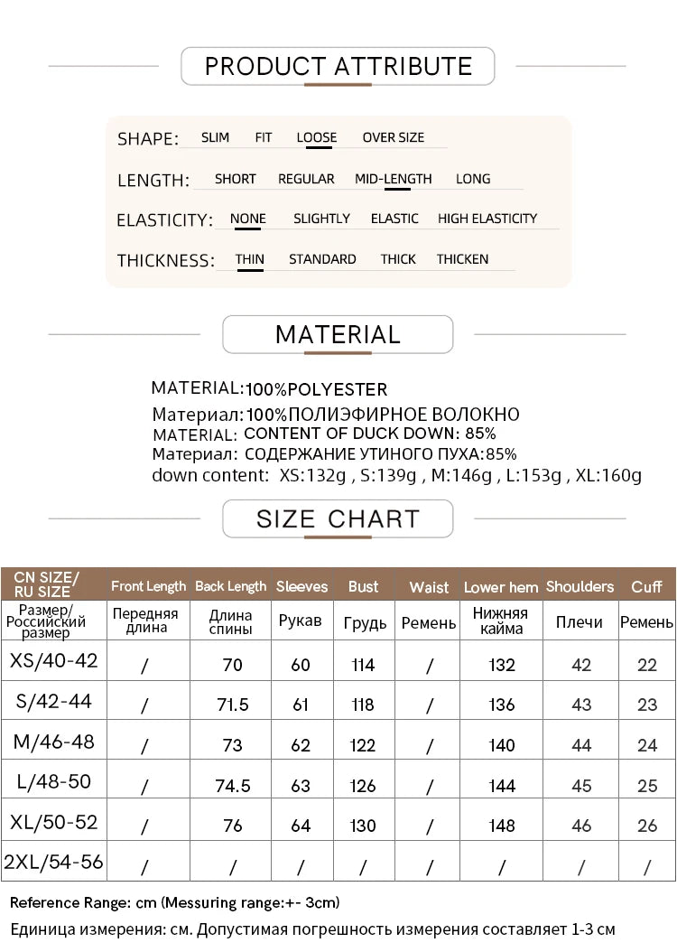 AMII Minimalist Duck Down Puffer Coat Women Winter 2025 Lightweight Stand Collar Lapel Warm Outerwear New Jackets 12344052