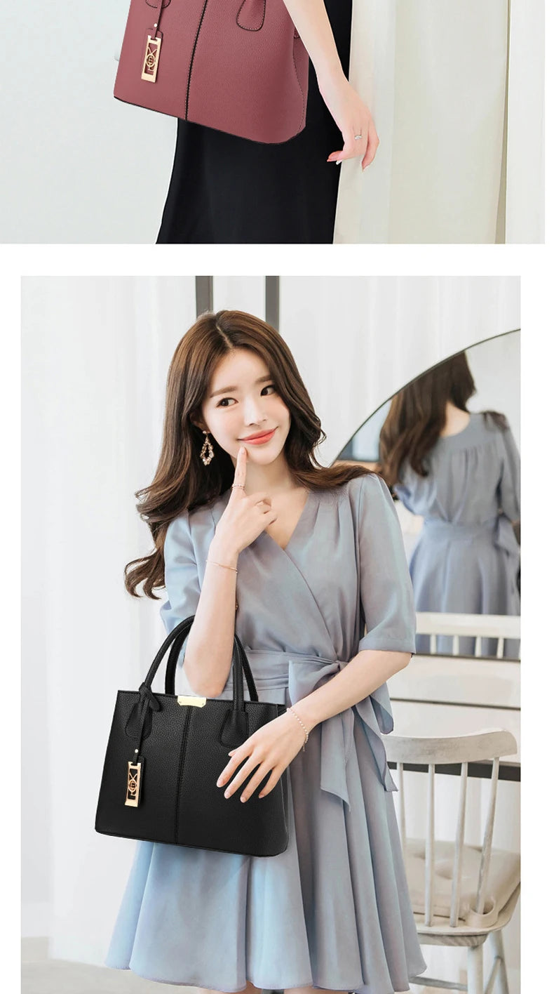 Famous Designer Brand Bags Women Leather Handbag New Luxury Ladies Purse