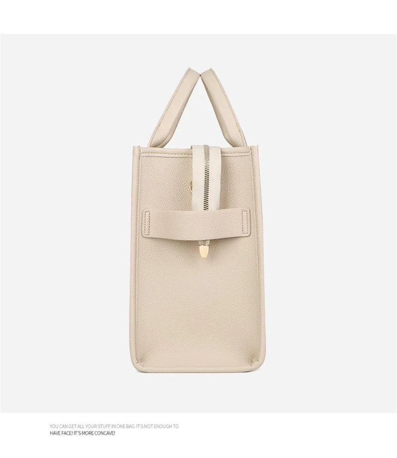 Tote Bag For Women PU Leather Handbag Personality Large Capacity Underarm Shoulder Bags Designer Bag Fashion Crossbody Bag 2024