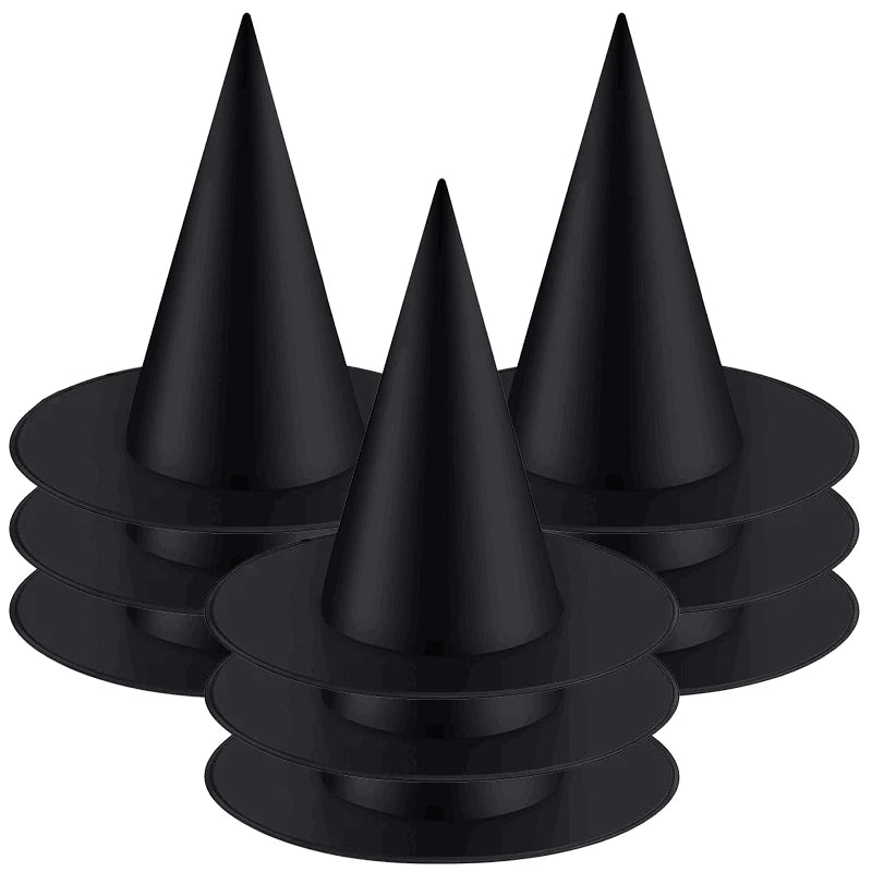 10/1pcs Halloween Wizard Hat Kids Adults Halloween Party Cosplay Costume Decoration Witch Hat Home Yard Hanging Horror Props