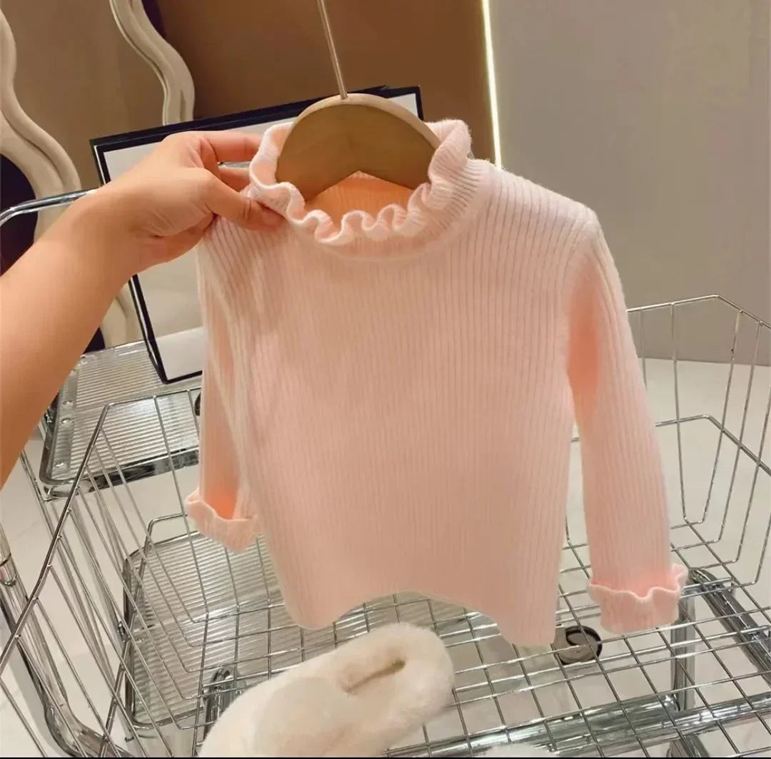 Autum Winter Baby Boy Girl Clothes Round Neck Kid Toddler Girl Boy Pullover Baby Outerwear Children Baby Loose Sweater Knitted