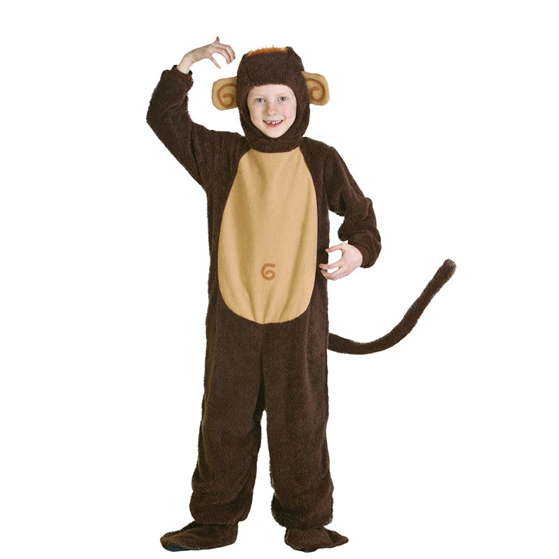 Adult Animal Cosplay 2022 Family Monkey Costume Baby Toddler Monkey Halloween Costume