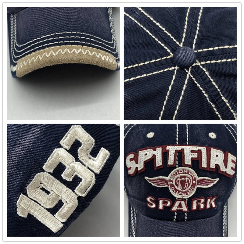 Men Hip Hop Rock Snapback Hat School Jeans Letter Printed Embroidered Baseball Cap Dance Cowboy Summer Women Club Party Visors