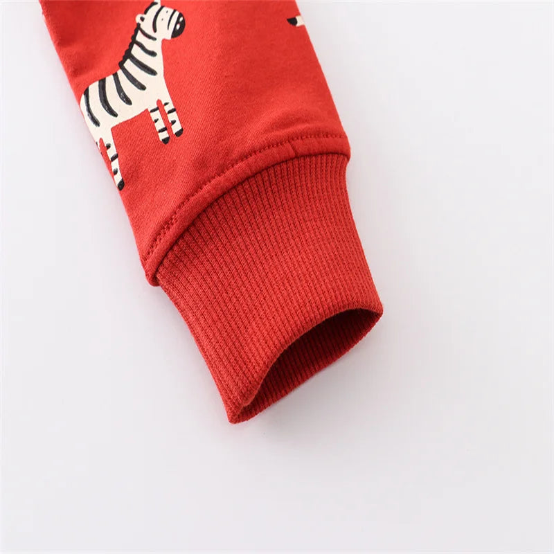 Jumping Meters 2-7T Boys Girls Sweatshirts With Stars Print Fashion Children's Clothing Baby Kids Hooded Shirts For Autumn