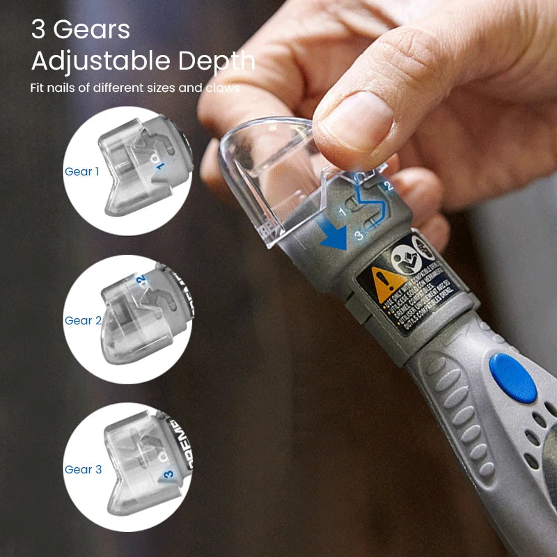 Dremel 7020 PGK Pet Nail Grinder Quiet Electric Dog Nail File Care Set Safety Dog Nail Clippers Trimmers Tools Battery Powered