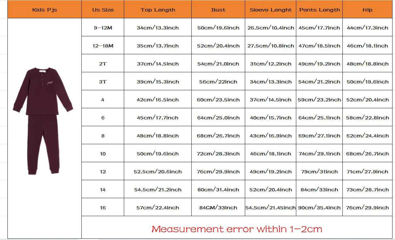 AS 2025 winter cotton letter pj boys girls skinny family matching clothes children fashion dress set footie ﻿