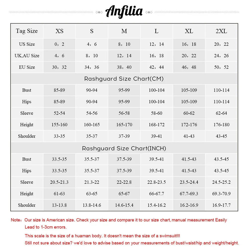 Anfilia Rash Guard for Women Long Sleeve Zipper Front Swim Shirt UPF 50 Swimming Shirt Top
