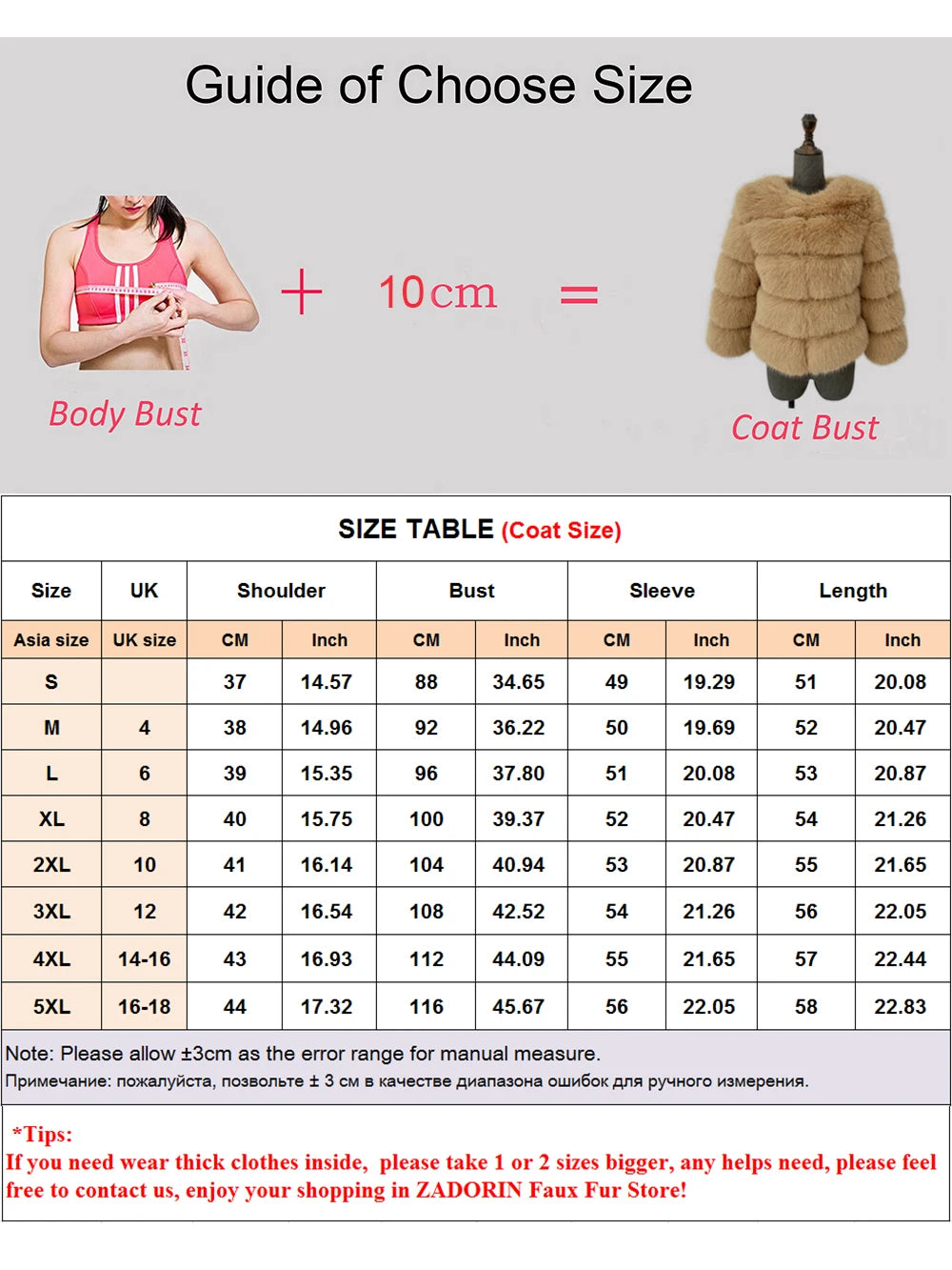 ZADORIN S-6XL Mink Coat Winter Black White Faux Fur Coat Woman Elegant Fluffy Faux Fur Jacket Top Short Fur Coats Woman Clothing