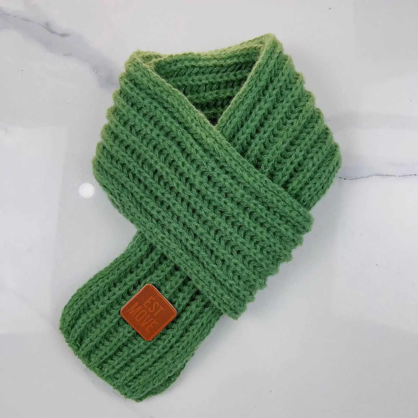 Winter Knitted Scarf for Kids Boys Girls Neckerchief Outdoor Keep Warm Neck Warmer Scarf Soft Parent-child Children´s Scarves