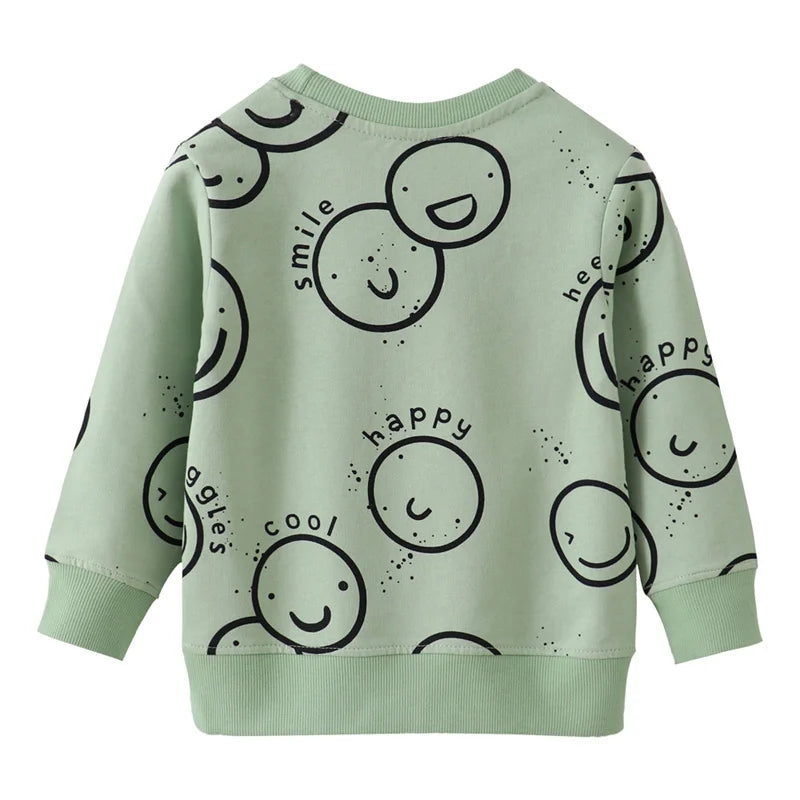 Jumping Meters 2-7T Boys Girls Sweatshirts With Stars Print Fashion Children's Clothing Baby Kids Hooded Shirts For Autumn