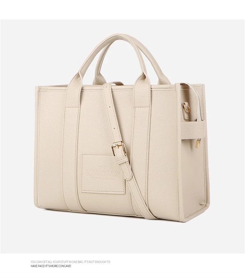 Tote Bag For Women PU Leather Handbag Personality Large Capacity Underarm Shoulder Bags Designer Bag Fashion Crossbody Bag 2024