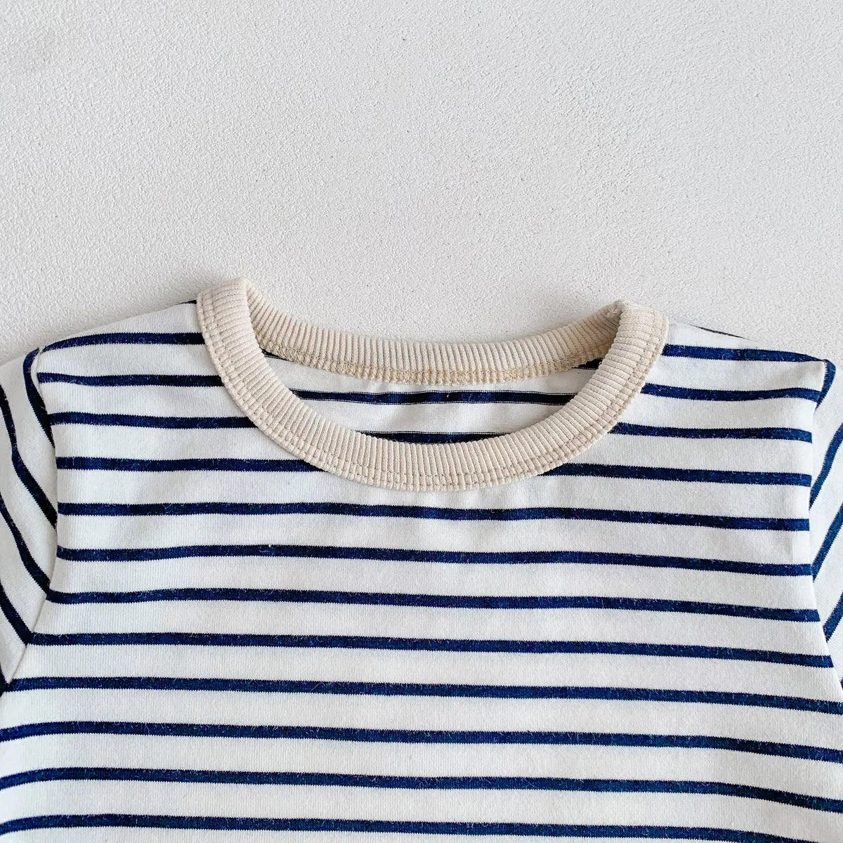 Infant Newborn Girls Boys Autumn Full Sleeve Striped Top Tees Kids Baby Casual Bottoming Shirts Toddler T-shirts Cotton Clothing