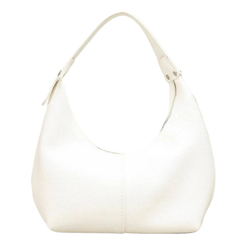 Luxury Design Hobo Handbags for Women 2024 Retro Vegan PU Leather Ladies Clutch Hand Bag Purse Female Small Tote Shoulder Bags