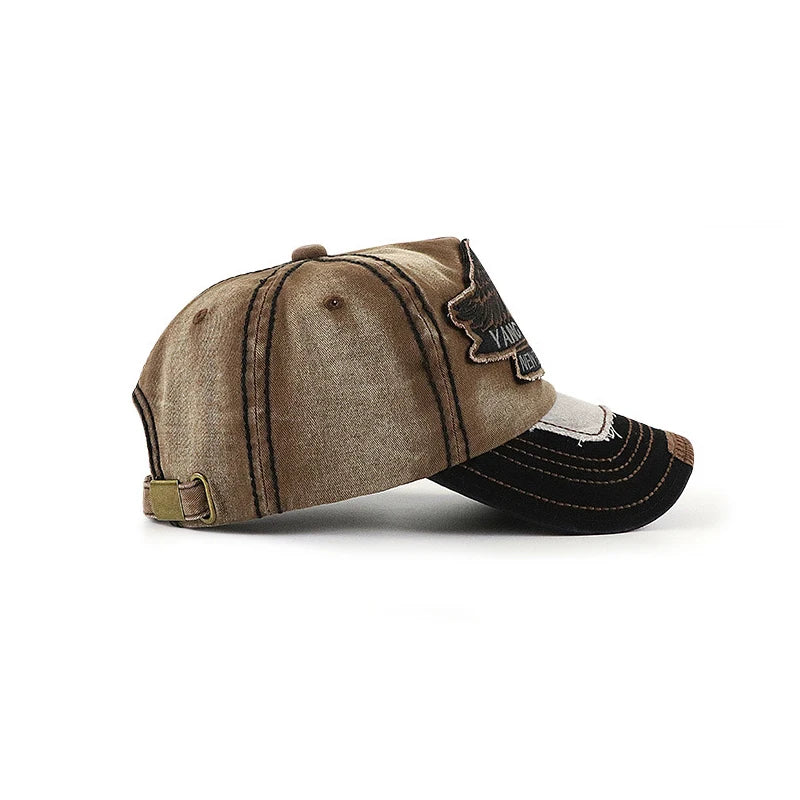 NEW ERA NEW STYLE Eagle Embroidered Large Head Baseball Cap With 3 Sizes To Choose From, Suitable For Families With Children