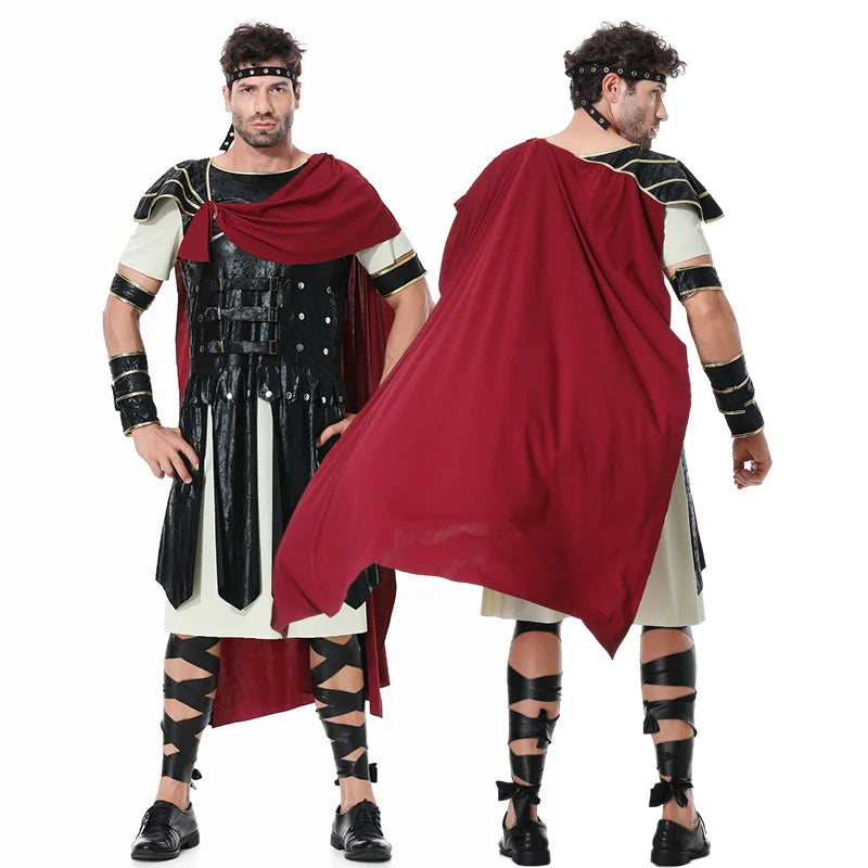 Sparda Soldier Cosplay Costume Halloween Family Set Festival Outfit Fancy Roman Gladiators Playsuit For Adult Kid Carnival Party