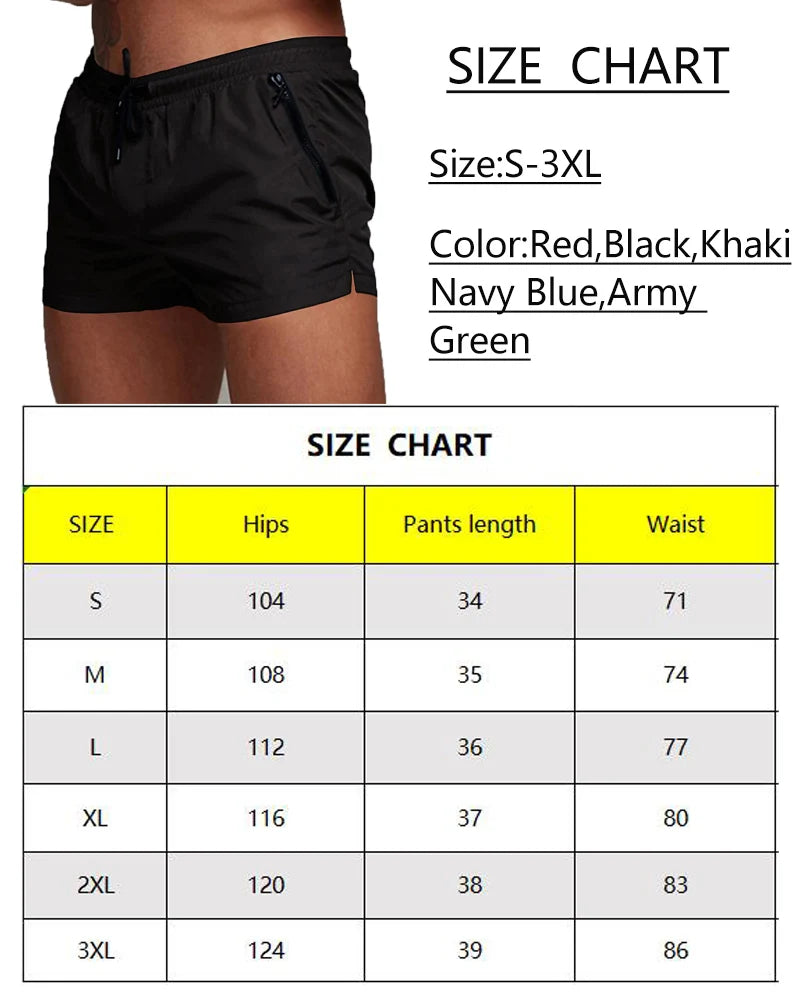 Mens Swim Trunks with Zipper Pockets Mesh Liner Summer Beach Board Shorts Quick Dry Swimming Bathing Suit Swimsuit Swimwear
