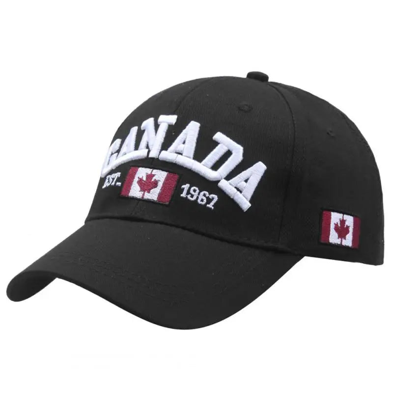 New Colors Contrast Canada Embroidered Baseball Cap For Men Women High Quality Snapback Hat Dad Hats Fishing Cap Bone Gorra