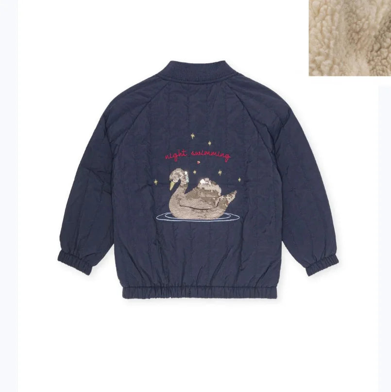 Children's Jackets 2024 Fall And Winter New Cartoon Fashion Boys And Girls Coat Cotton Warm Korean Jacket Children's Clothing