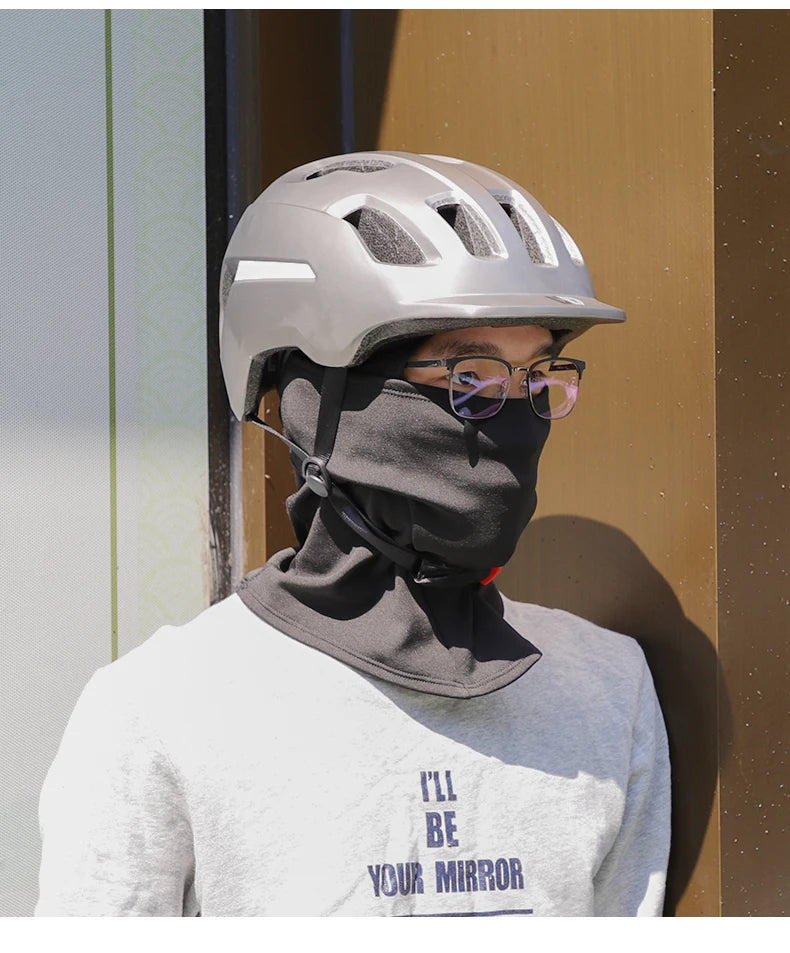 WEST BIKING Winter Cycling Scarf Fleece Keep Warm Balaclava Men Women Bicycle Hat Headwear Ski Helmet Liner Windproof Sport Cap