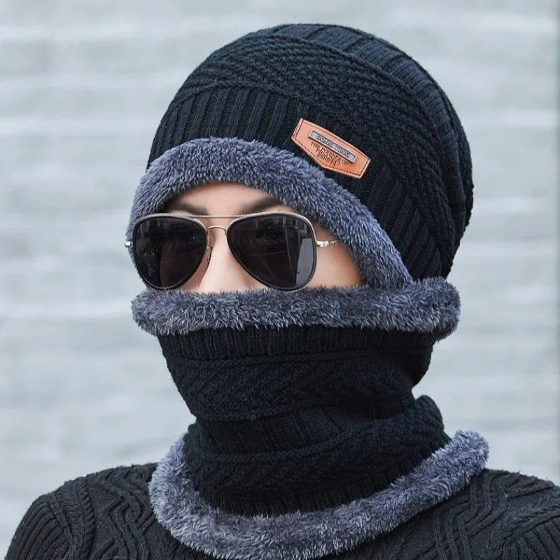 Winter Hat  Beanies Hats Beanies For Men Women Wool Scarf Caps Balaclava MaskBonnet Knitted Hat