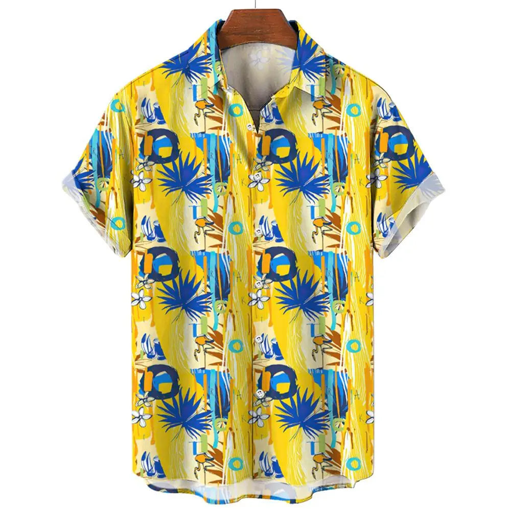 2024 Men's hawaiian shirts 3D Prints toucan graphics summer short sleeve shirts for hawaii style fashion unisex aloha shirts