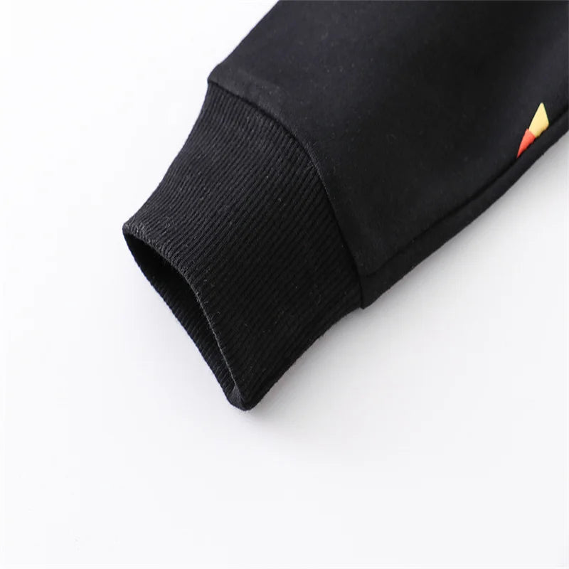 Jumping Meters 2-7T Boys Girls Sweatshirts With Stars Print Fashion Children's Clothing Baby Kids Hooded Shirts For Autumn