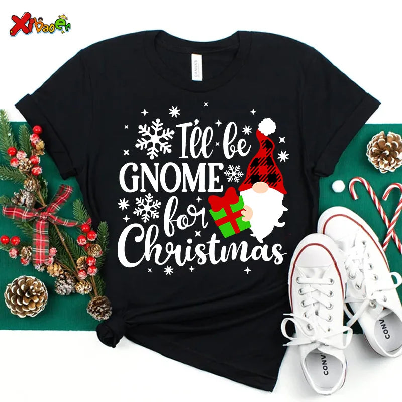 Family Christmas Shirts Cotton Family Matching Outfit Merry Christmas Kids Tshirts Baby Rompers Matching Pajamas Clothes Famille